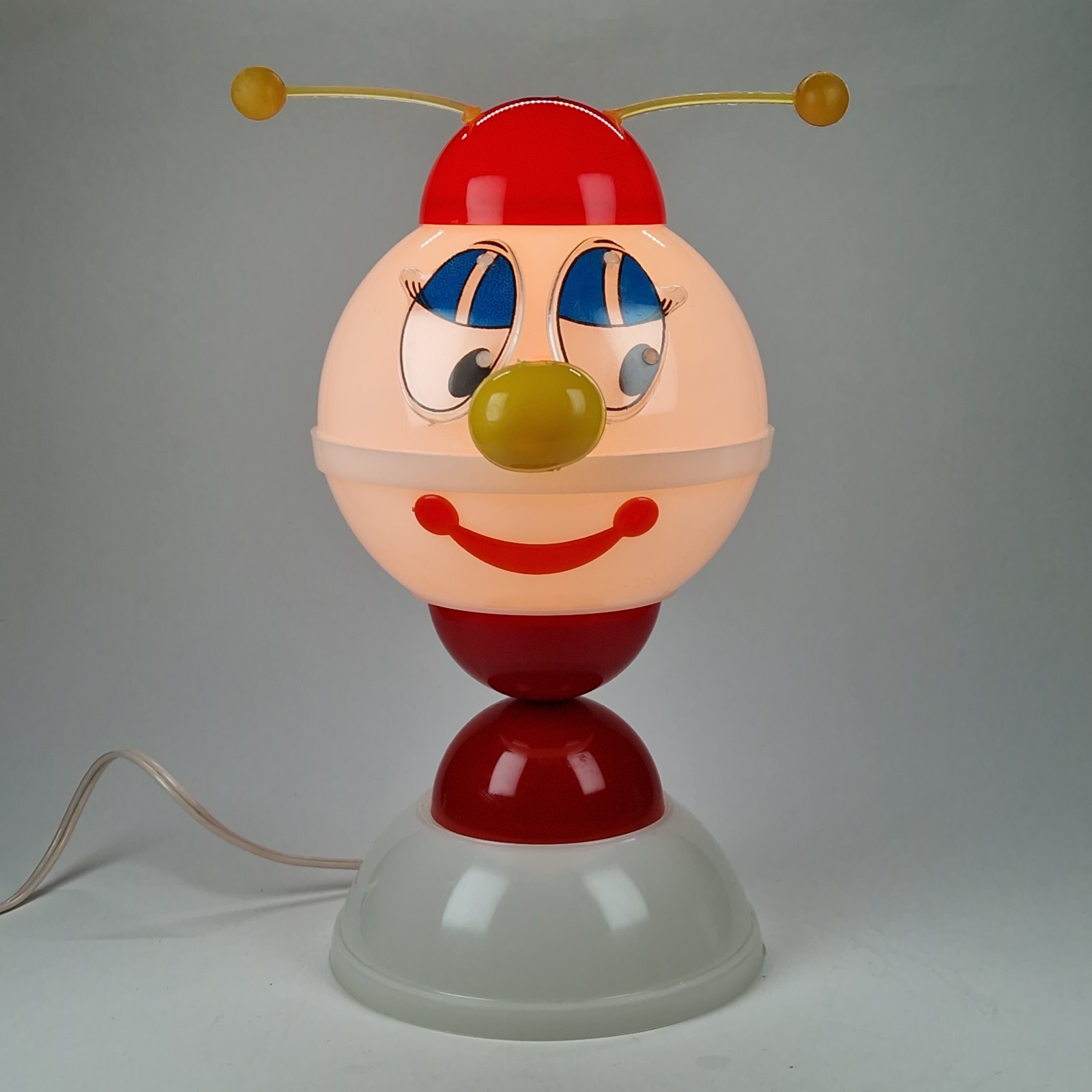 Vintage Soviet Funny Smiling Globe Desk Lamp 1980s USSR Space Age Retro Gift Vintage Soviet Funny Smiling Globe Desk Lamp 1980s USSR Space Age Retro Gift