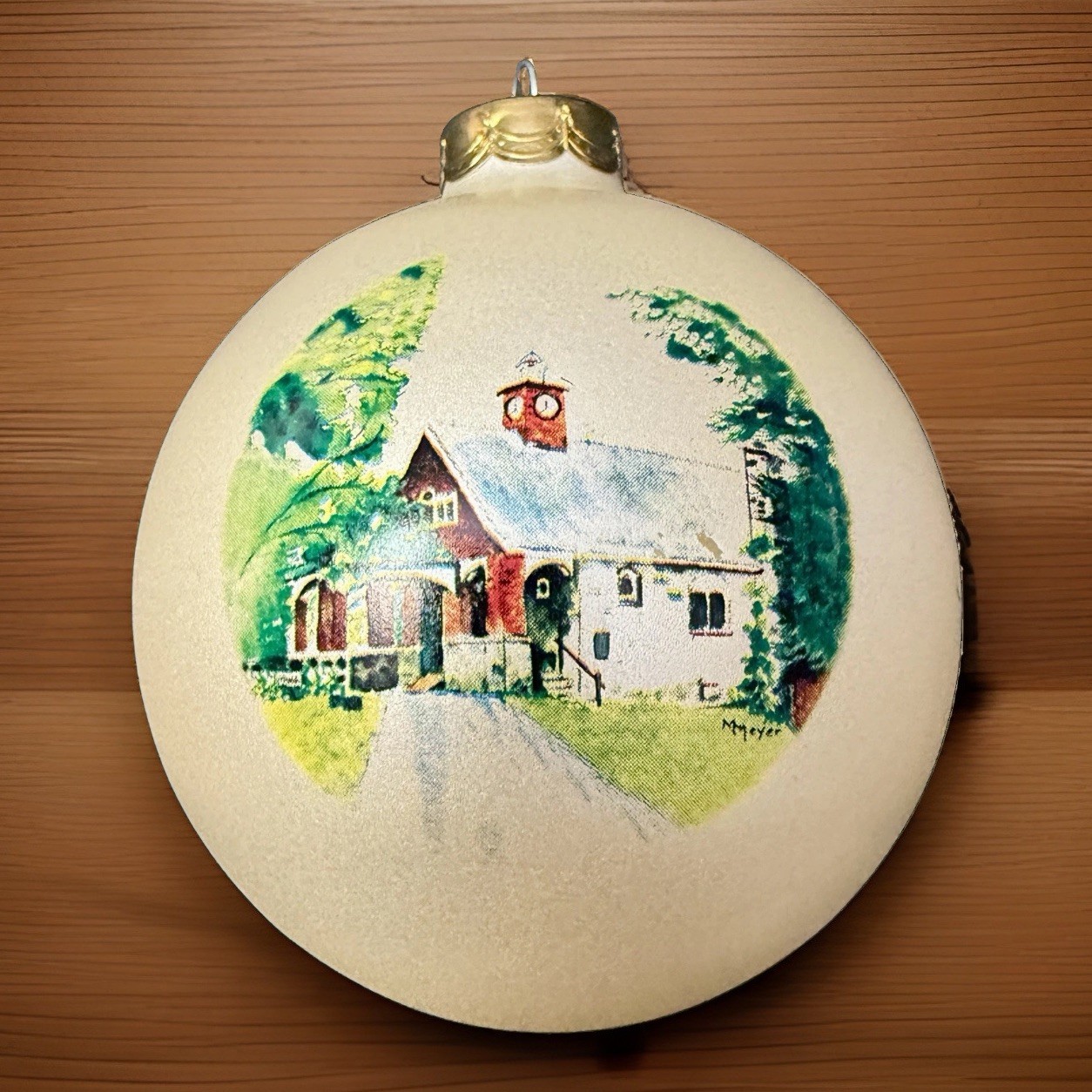 Kiwanis Pocono PA Shawnee Playhouse Christmas Ornament Mary Meyer Signed 4” EUC Kiwanis Pocono PA Shawnee Playhouse Christmas Ornament Mary Meyer Signed 4” EUC