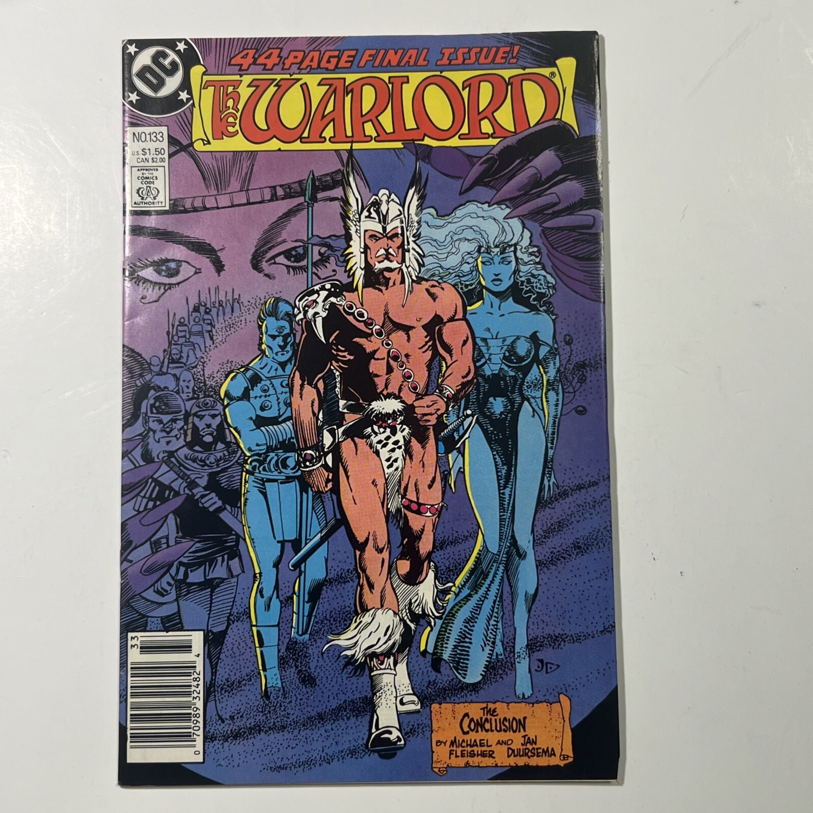 Warlord #133 - Last Issue - Newsstand Edition - Combined Shipping + 10 Pics