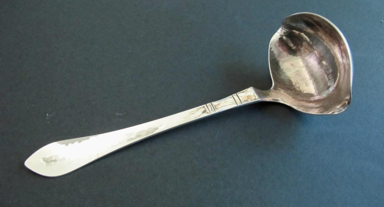 Vintage Georg Jensen Sterling Silver Denmark Gravy Ladle 