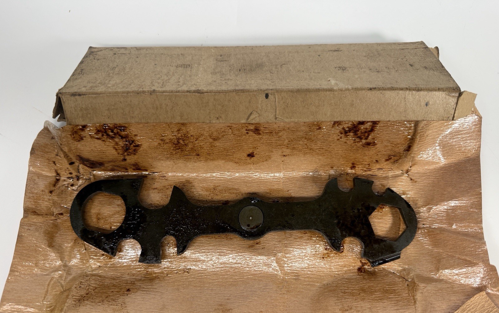 Vintage WW2 M6 Combination Wrench Browning 30 Cal Machine Gun Tool Boxed NOS Vintage WW2 M6 Combination Wrench Browning 30 Cal Machine Gun Tool Boxed NOS