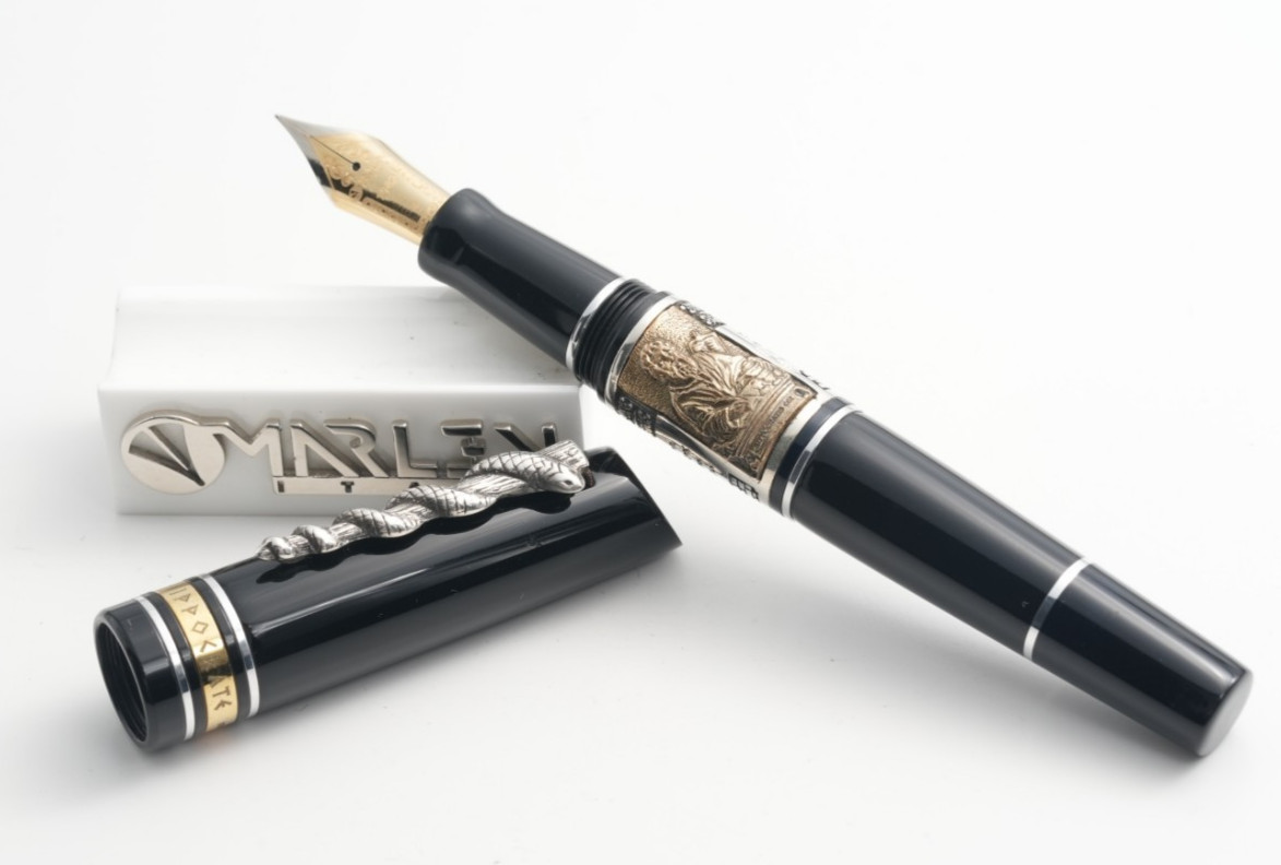 Marlen Hippocrates Medical Fountain Pen | Black