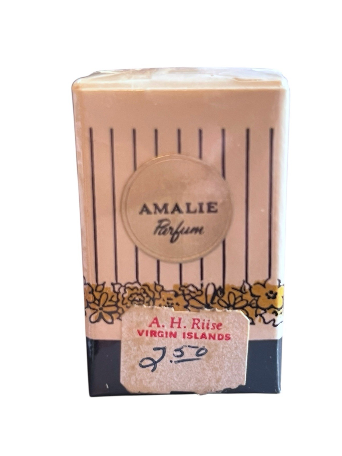 VTG NEW NIB 1990s AMALIE of the Caribbean Parfum Mini Virgin Islands 1/8oz/3.5ml