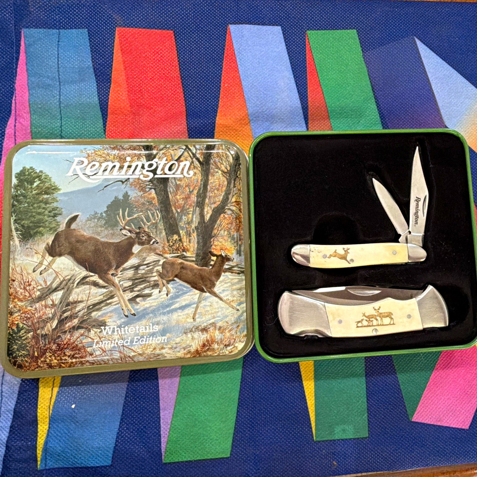 Remington Whitetails Limited Edition Deer Tin combo set