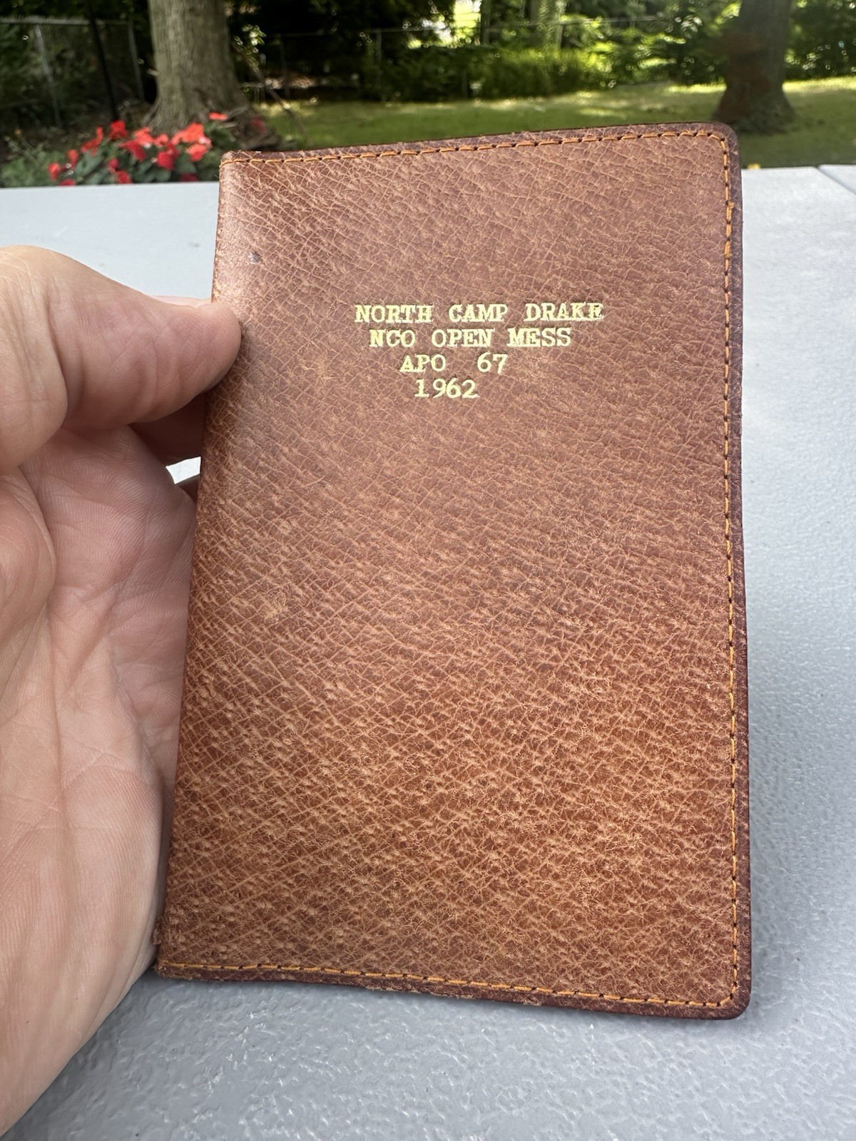 1962 NCO Open North Camp Drake Japan Notepad/ Journal 1962 NCO Open North Camp Drake Japan Notepad/ Journal