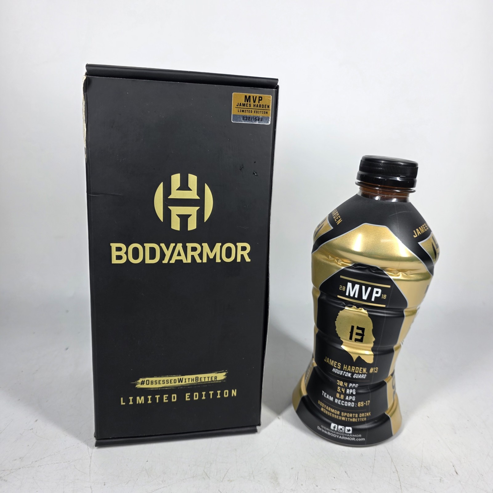Rare Limited Edition 2018 MVP James Harden Body Armor # 232 / 1500