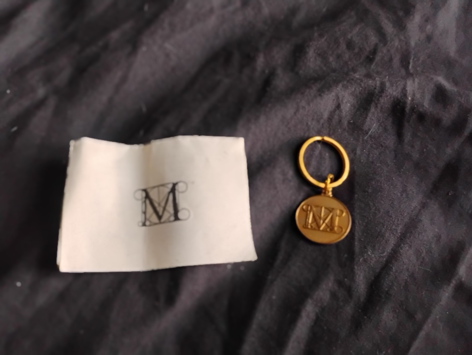 1995 Metropolitan Museum of Art Gold-Plated “M” Key Ring Luca Pacioli History