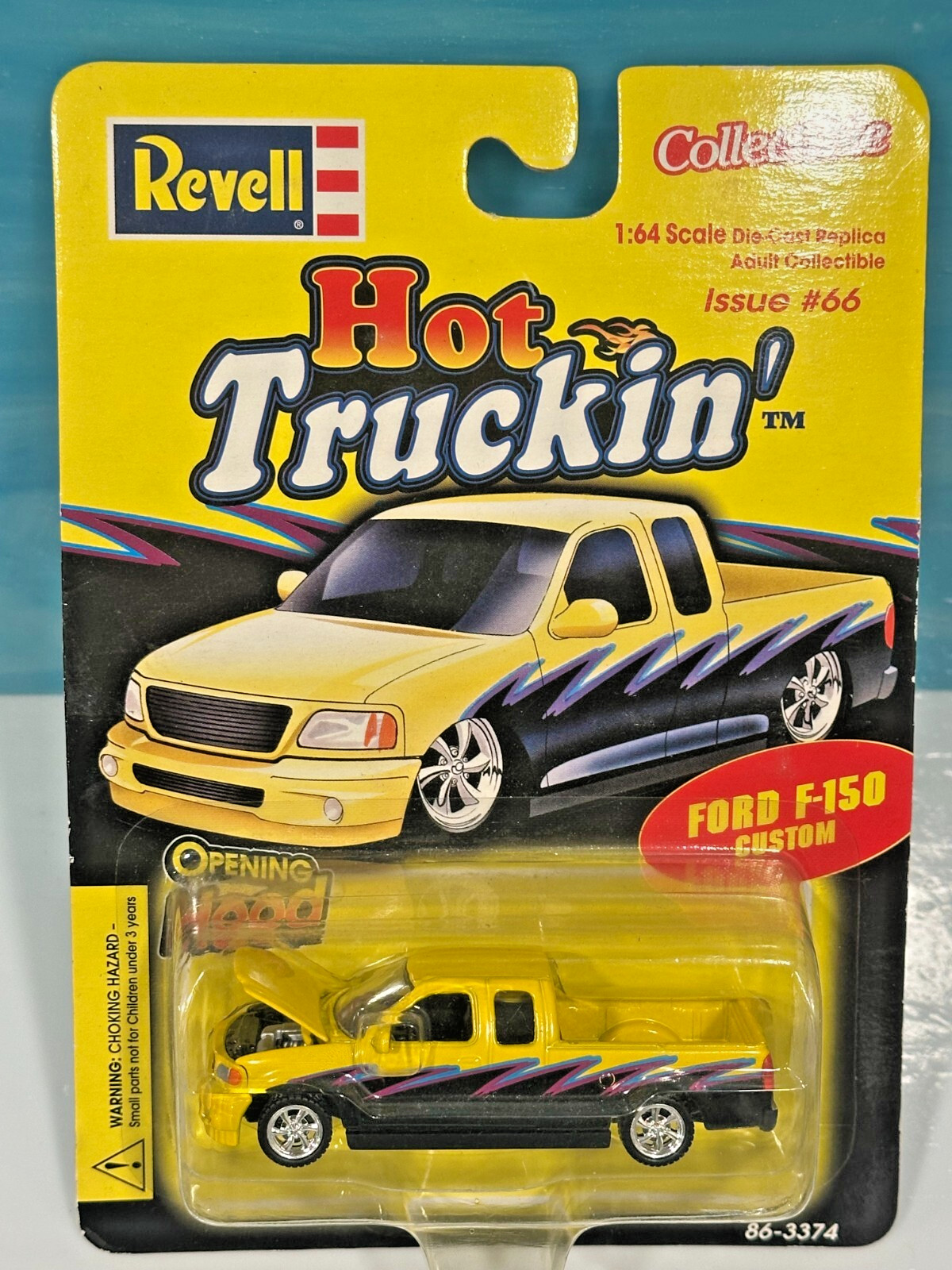 Revell Hot Truckin Ford F-150 Custom, Issue#66, 86-3374, Factory Sealed Card
