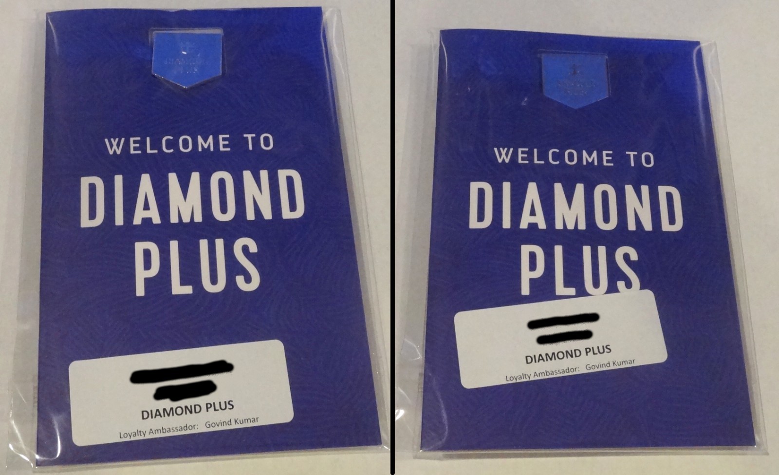 Two ROYAL CARIBBEAN Pin and Luggage Tag DIAMOND PLUS MEMBERS