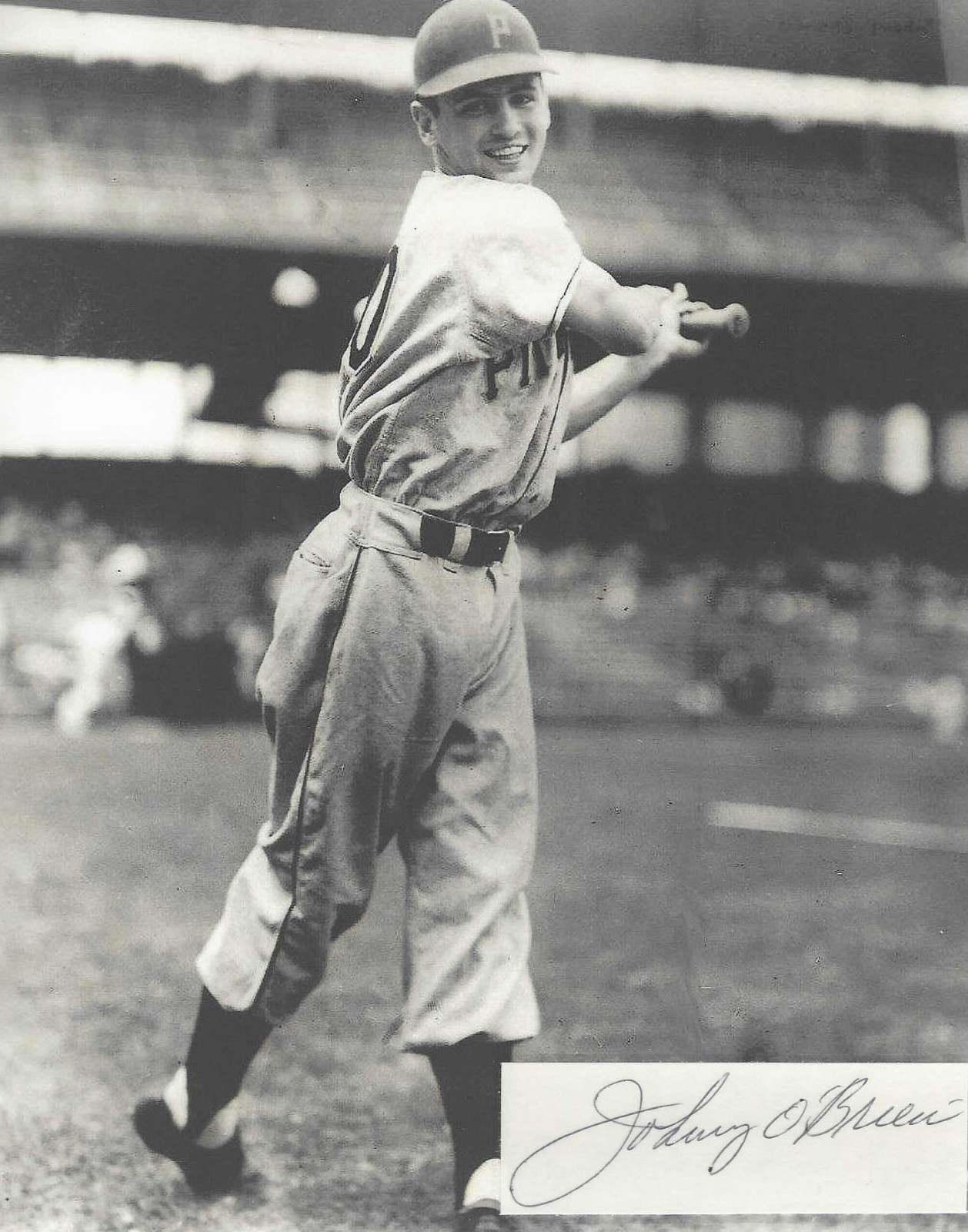 Johnny O'Brien Autographed Signed 8x10 Photo  MLB Pirates Cardinals Braves w/COA