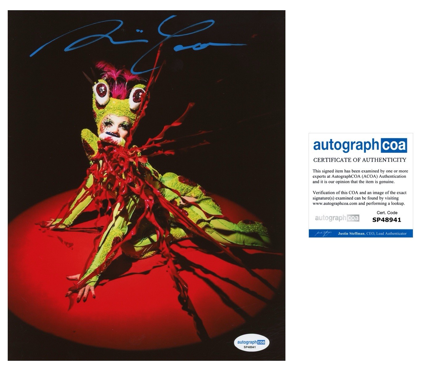 NINI COCO SIGNED RUPAUL’s DRAG RACE DRAG QUEEN 8x10 PHOTO - ACOA COA