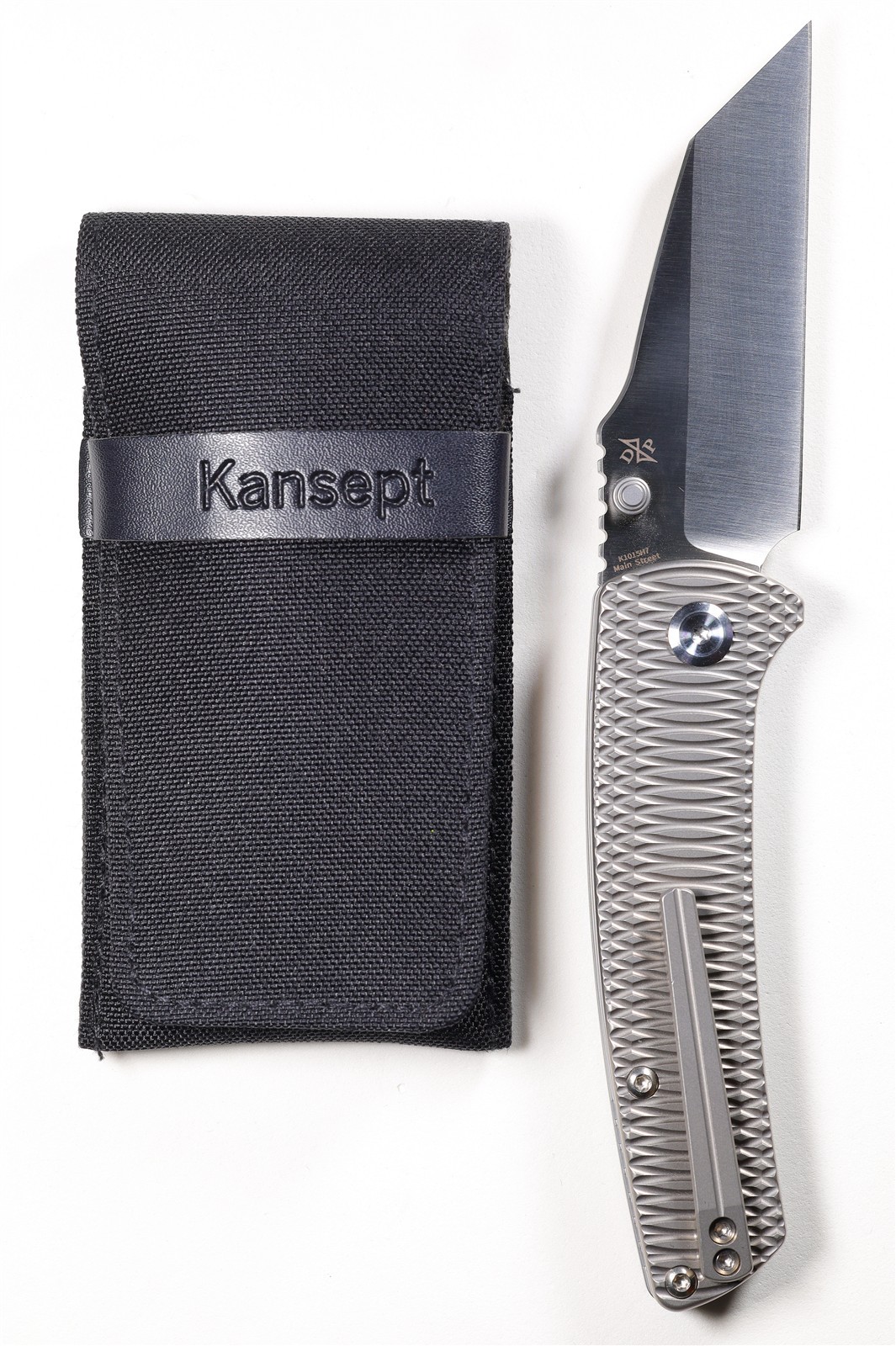 Kansept Main Street M390 Titanium Limited Edition 187/200 Button Lock Knife