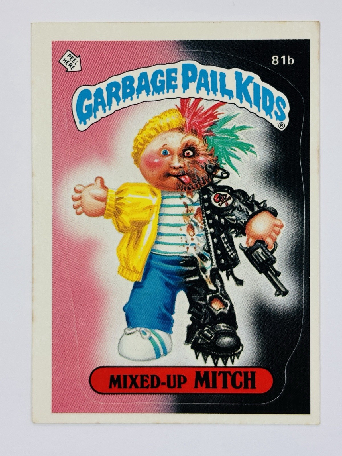 1985 Topps Garbage Pail Kids -Series 2 *Matte #81b MIXED-UP MITCH (VG) See PICS