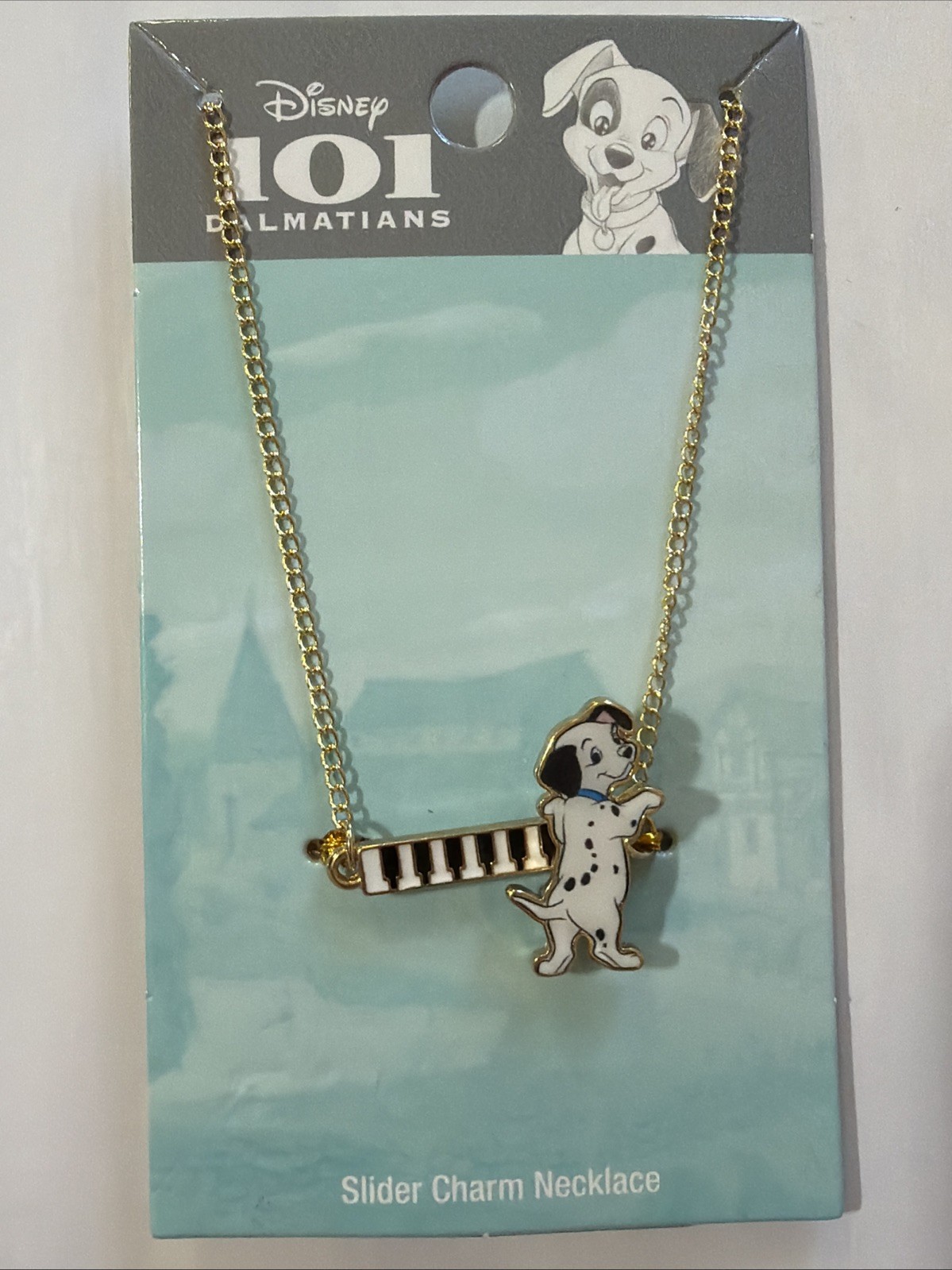 HER Accessories Disney 101 Dalmatians Pendant Necklace With Slider Charm - NEW