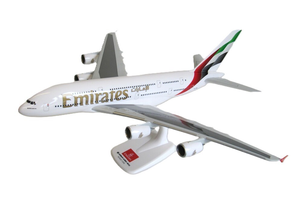 PPC Emirates Airbus A380-800 New Color A6-EOG Desk Top Model 1/200 AV Airplane