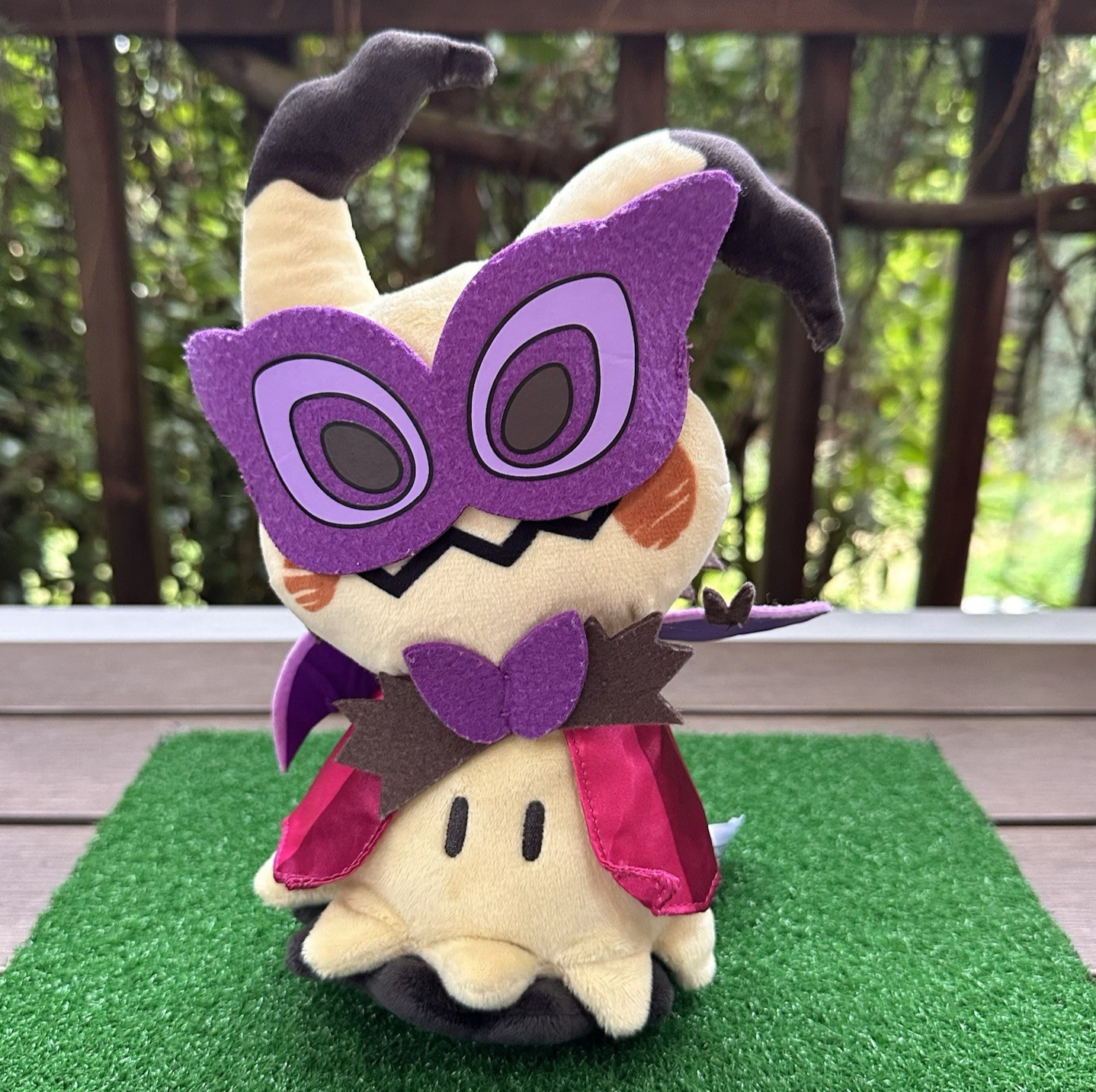 Halloween Mimikyu Pókemon Center Original Plush 2018 We are Team Trick Mask 9\
