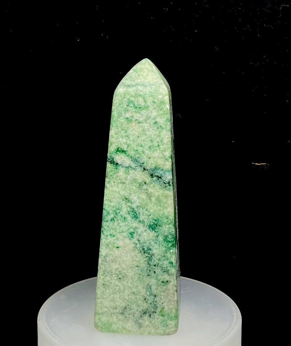 132 Gram Beautiful Natural Green Calcite Tower Crystal  From Pakistan