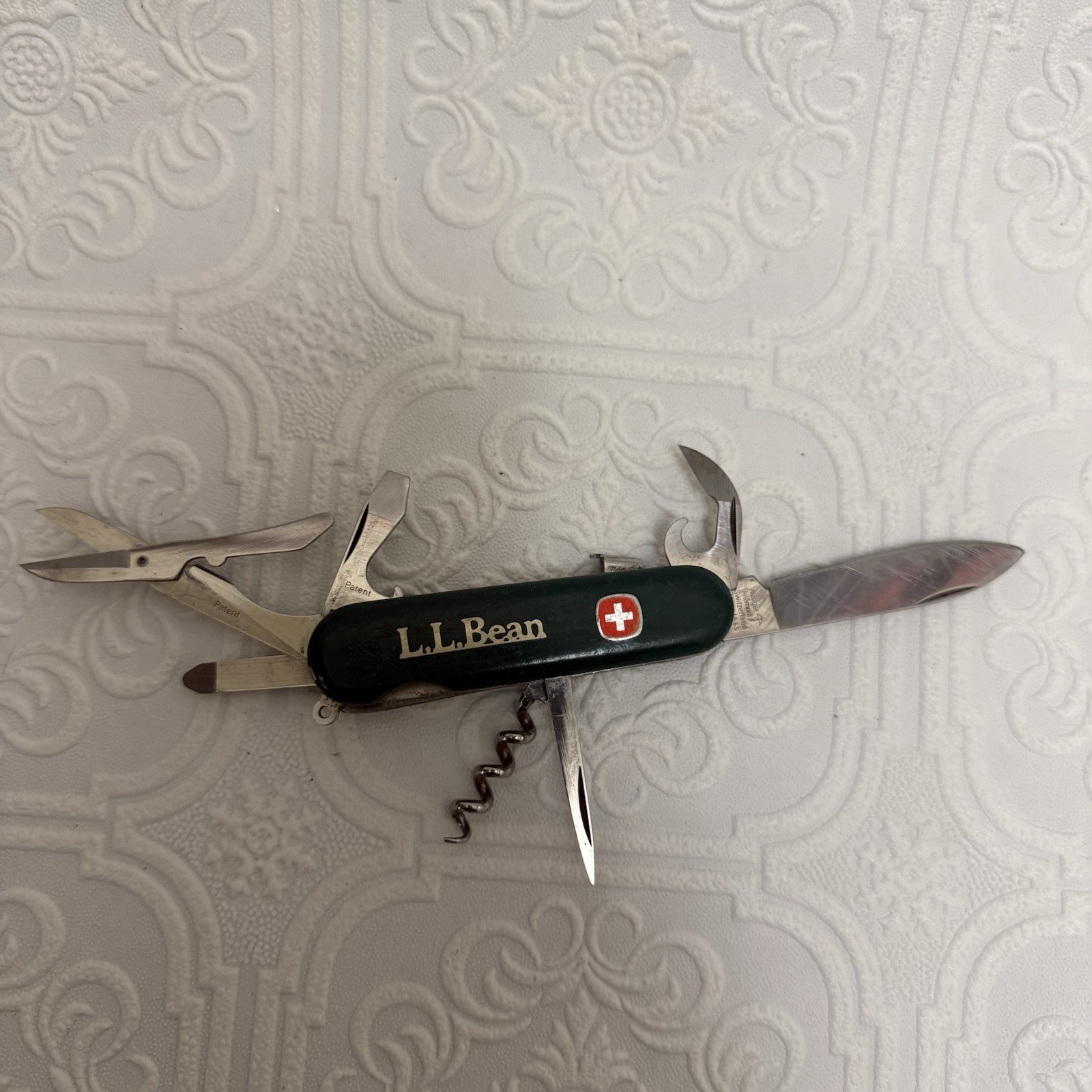 Wenger Delmont Sportsman LL Bean Swiss Army Knife Multi-Tool, Green 7 Tool Wenger Delmont Sportsman LL Bean Swiss Army Knife Multi-Tool, Green 7 Tool