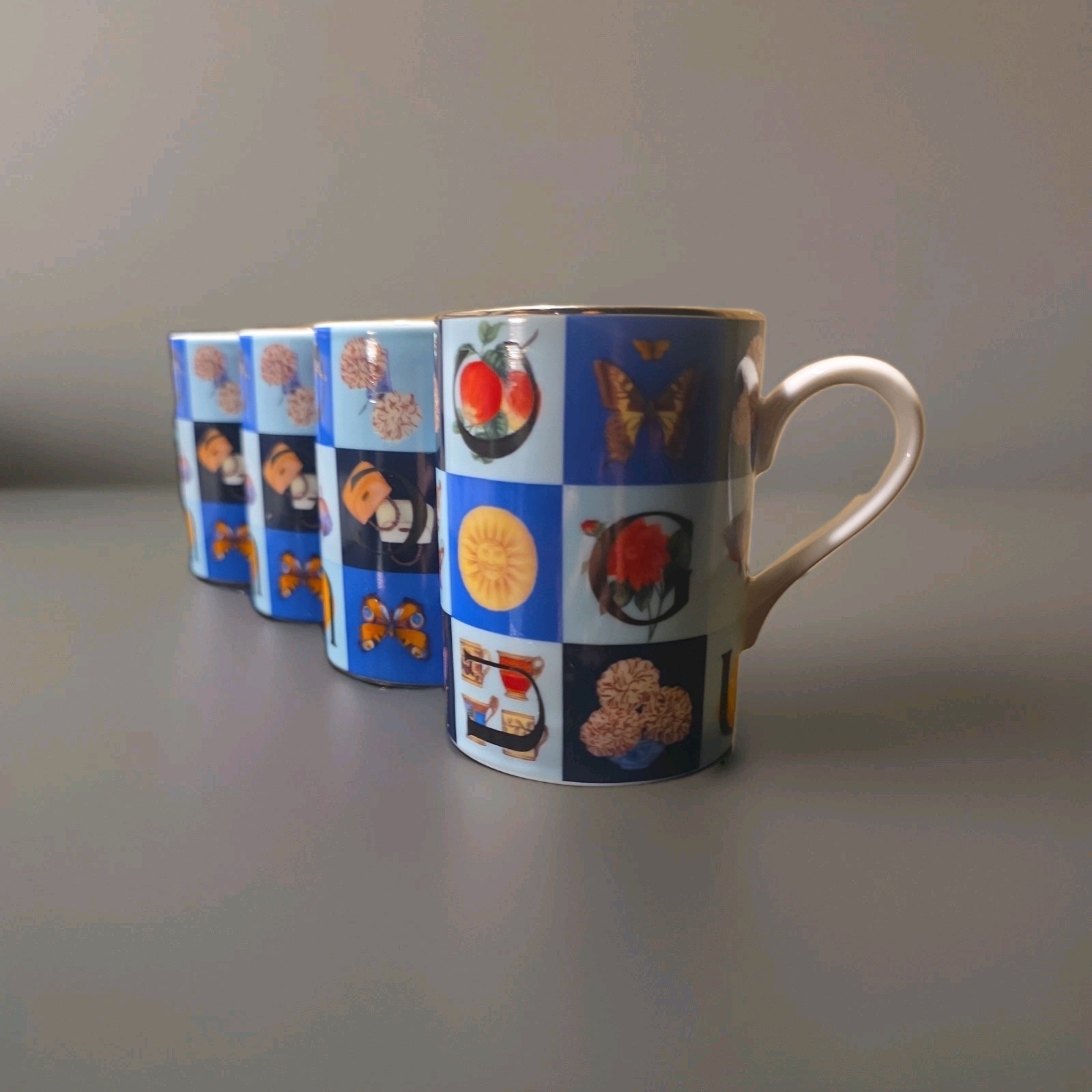 Vintage Gucci Porcellana Porcelain Home Guccissimo Coffee Cup Mug