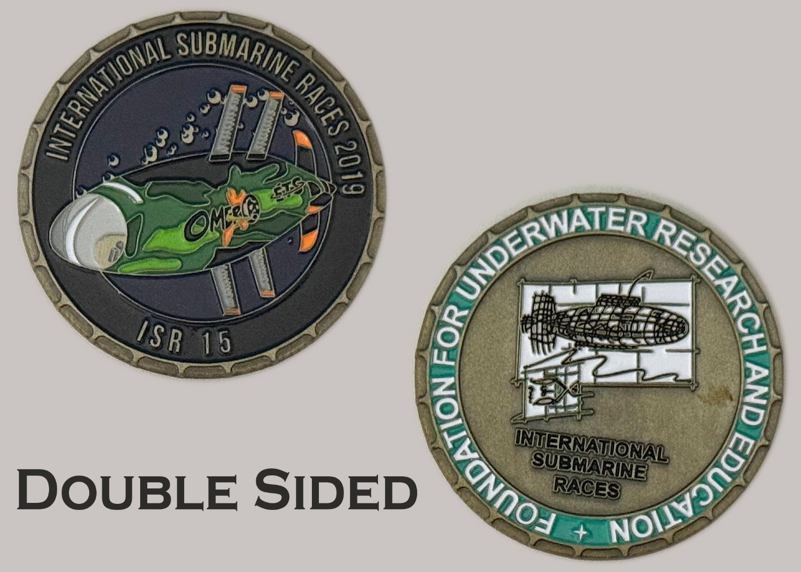 International Submarine Races 2019 Challenge Coin  J#9