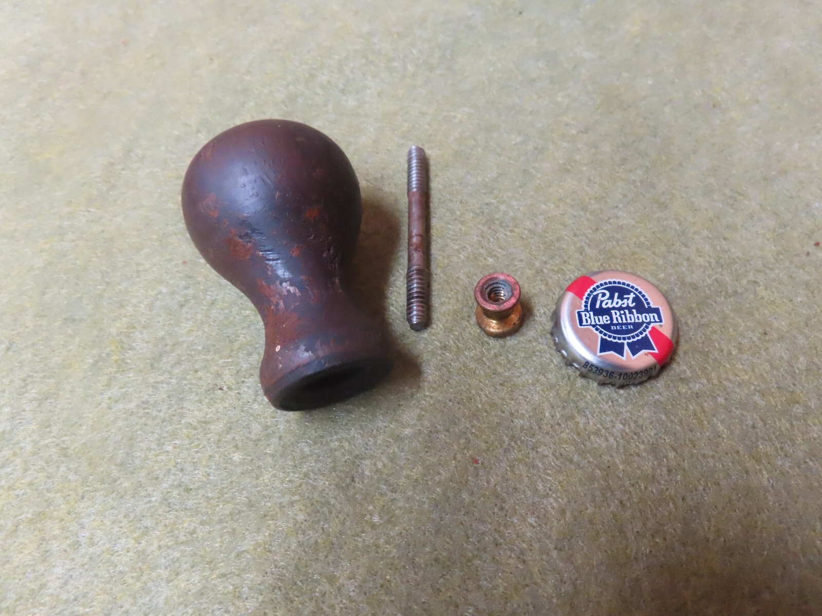 Stanley No.4,5 Plane,Knob/Stud assy(ONLY)Tall,Rosewood,1948-57~GD+🤠S3.24.24RL Stanley No.4,5 Plane,Knob/Stud assy(ONLY)Tall,Rosewood,1948-57~GD+🤠S3.24.24RL