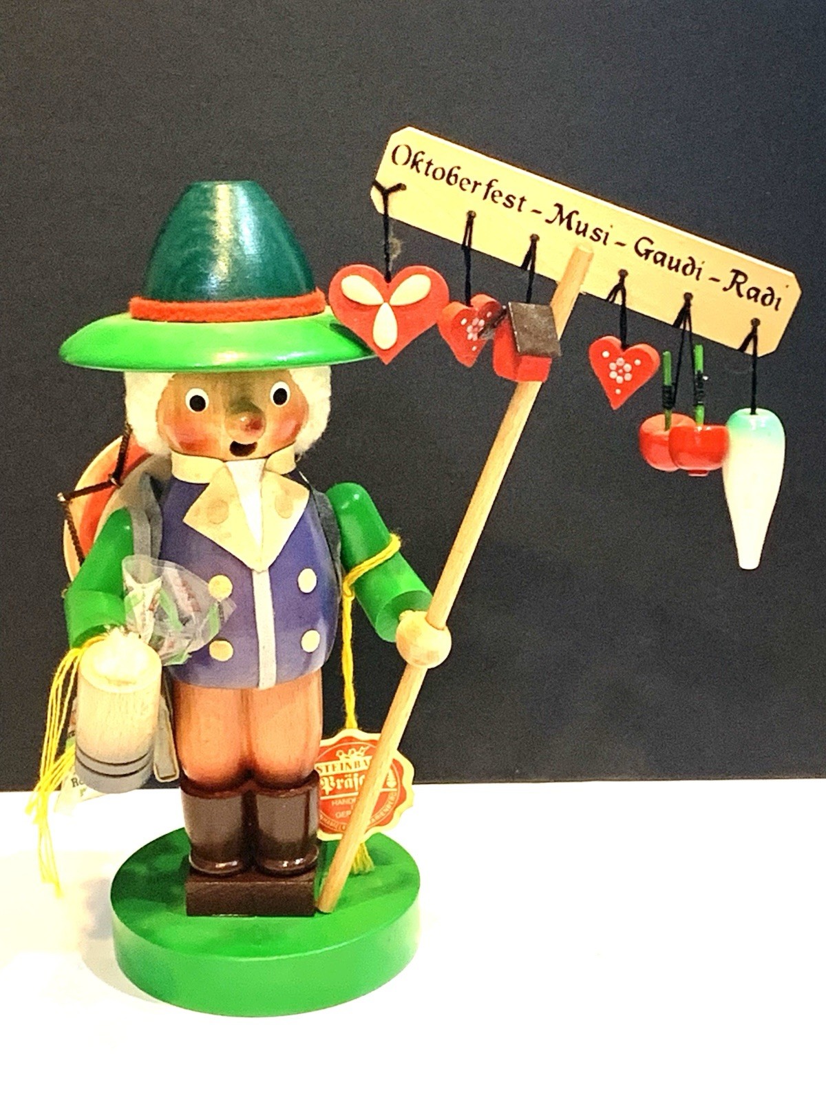 VTG Steinbach Oktoberfest Bavarian Music Box Smoker w/ Cones NWT Germany