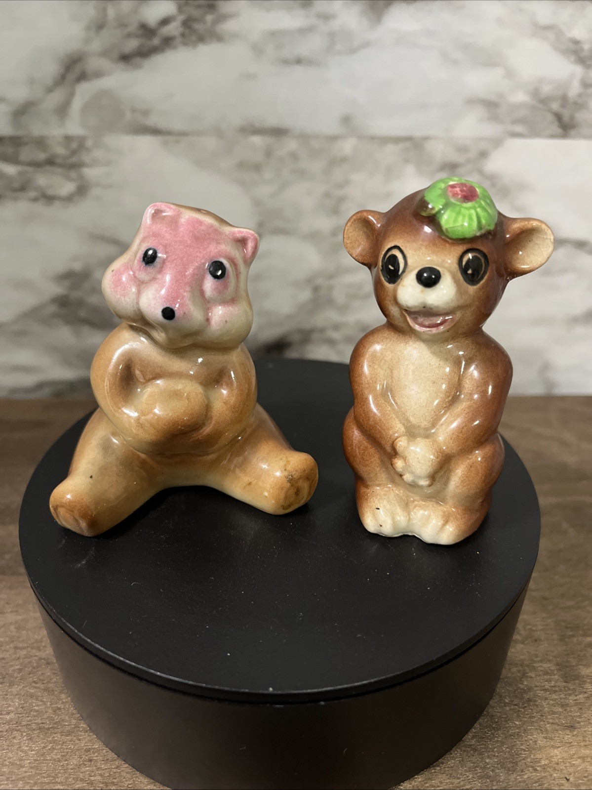 Vintage Japan Anthropomorphic  Bears Chipmunk Sale & Pepper Set