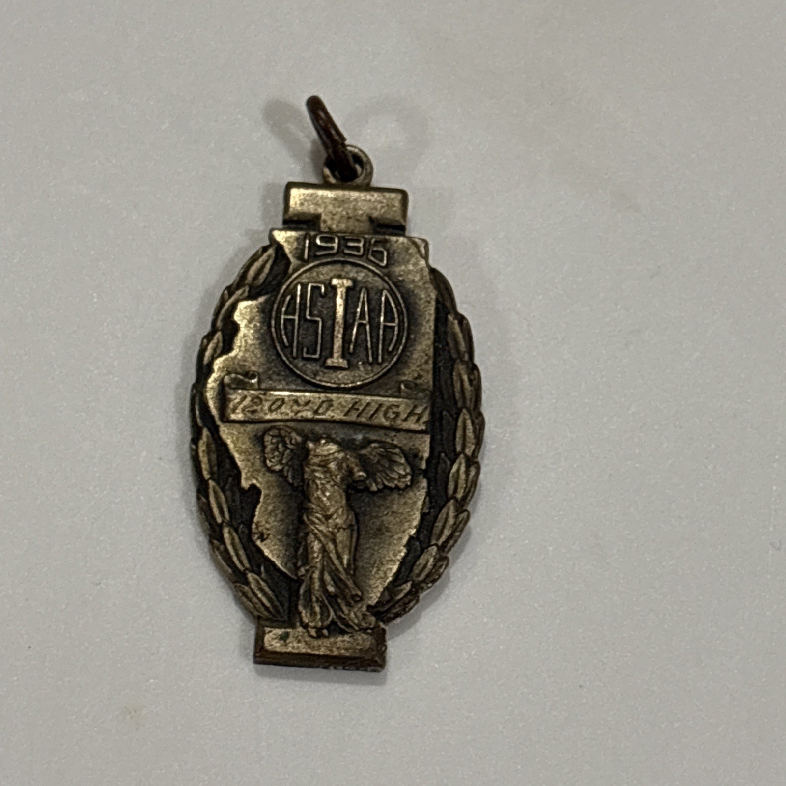 1936 IHSA Mattoon IL District Track Meet 120 Yard High Hurdles Robbins Medal 1936 IHSA Mattoon IL District Track Meet 120 Yard High Hurdles Robbins Medal