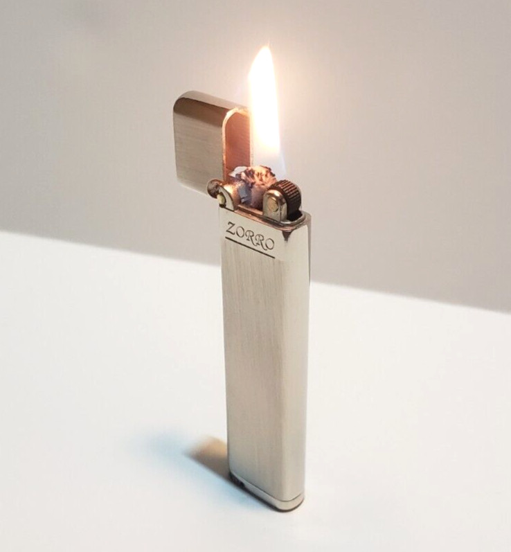 THIN VINTAGE CLASSIC STYLE LIGHTER Trench Retro Fuel Saving Lighter O Ring USA