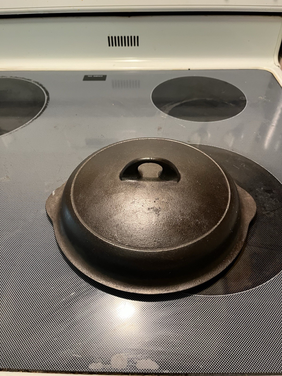 Vintage Griswold Cast Iron #5 Lid Number 1095 Self Basting