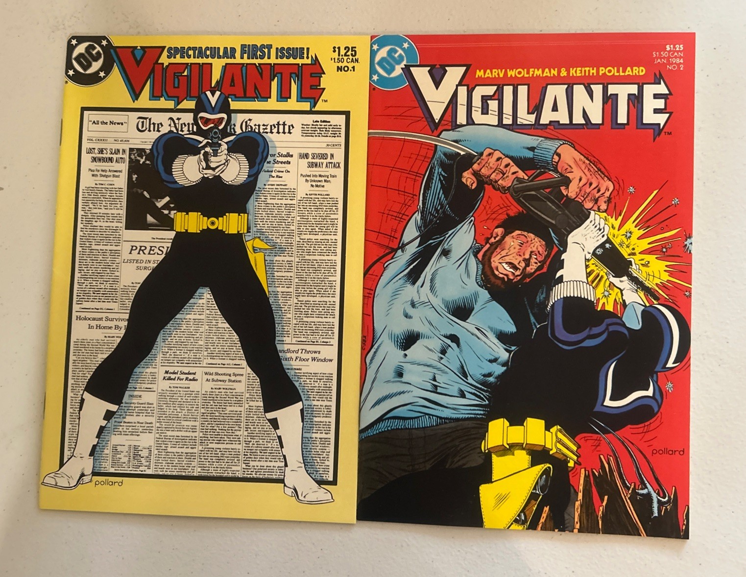 The Vigilante First Issue #1 & 2 (1983) High Grade DC Comics