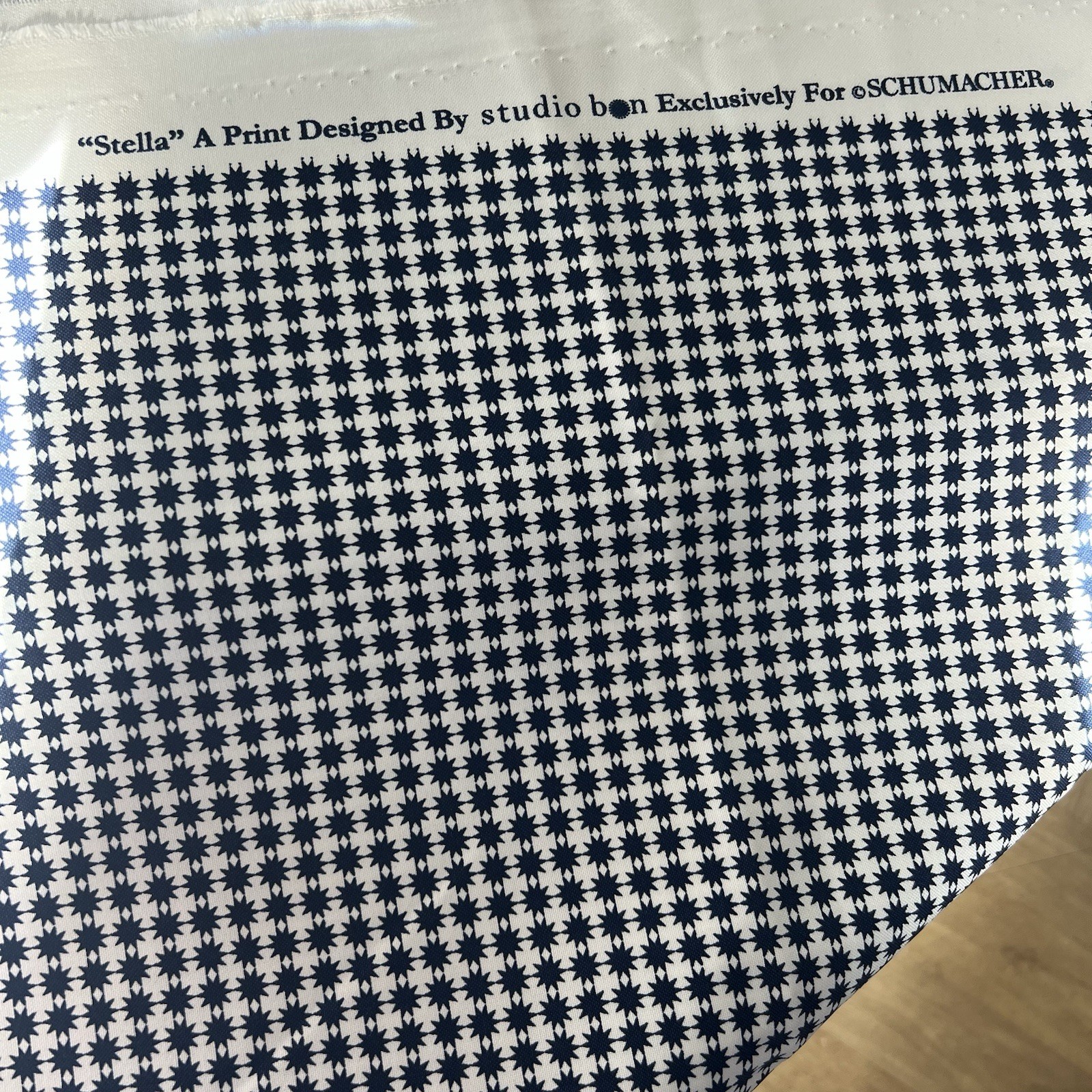 SCHUMACHER Stella By Studio Bon Dark Blue And White 48x59 SCHUMACHER Stella By Studio Bon Dark Blue And White 48x59