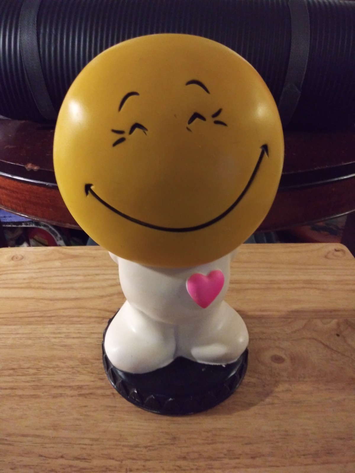 Vintage 1971 Play Pal Plastic Yellow Smiley Happy Face 11