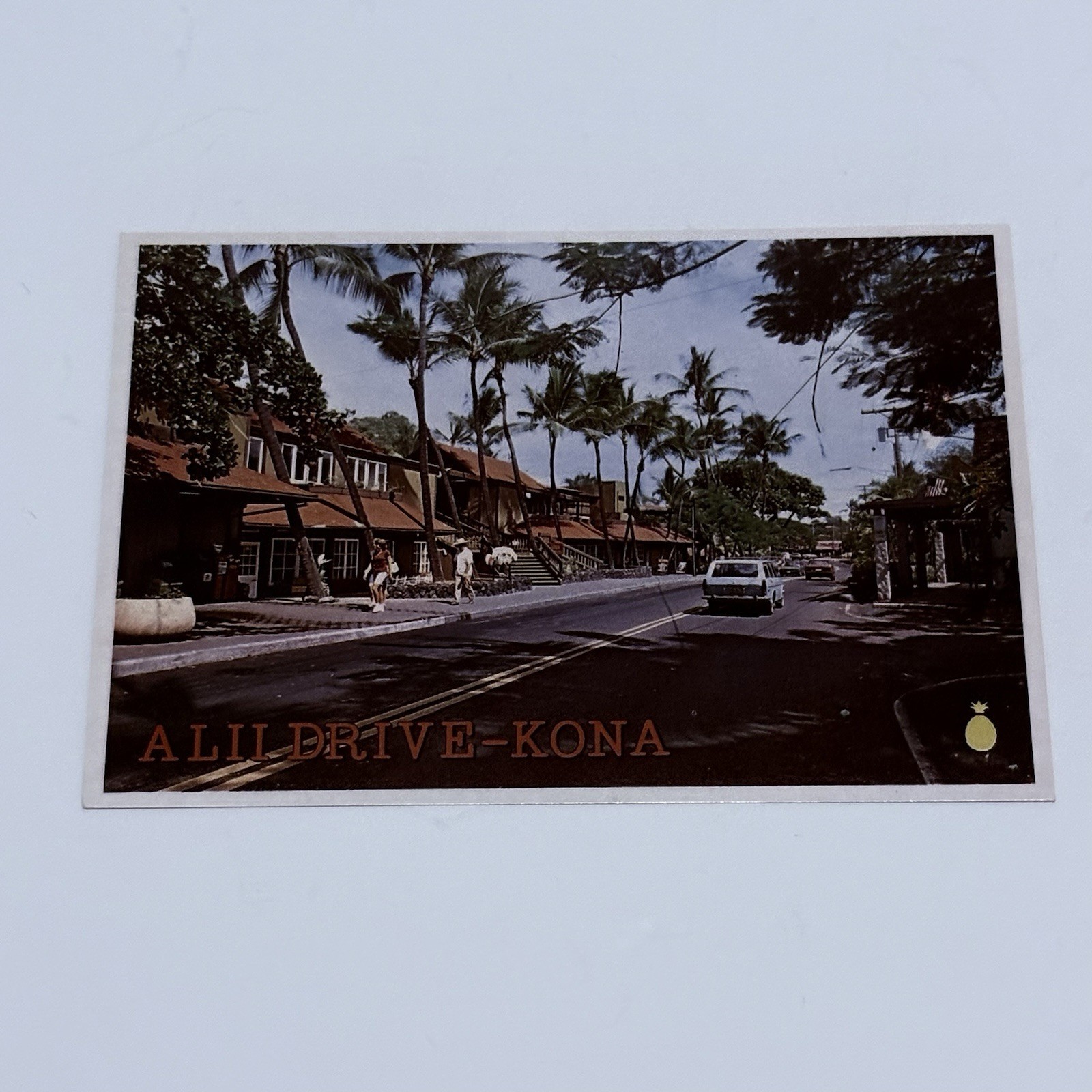 Vintage Postcard Kona Inn Shopping Village Kalua Hawaii Travel Art Print P5