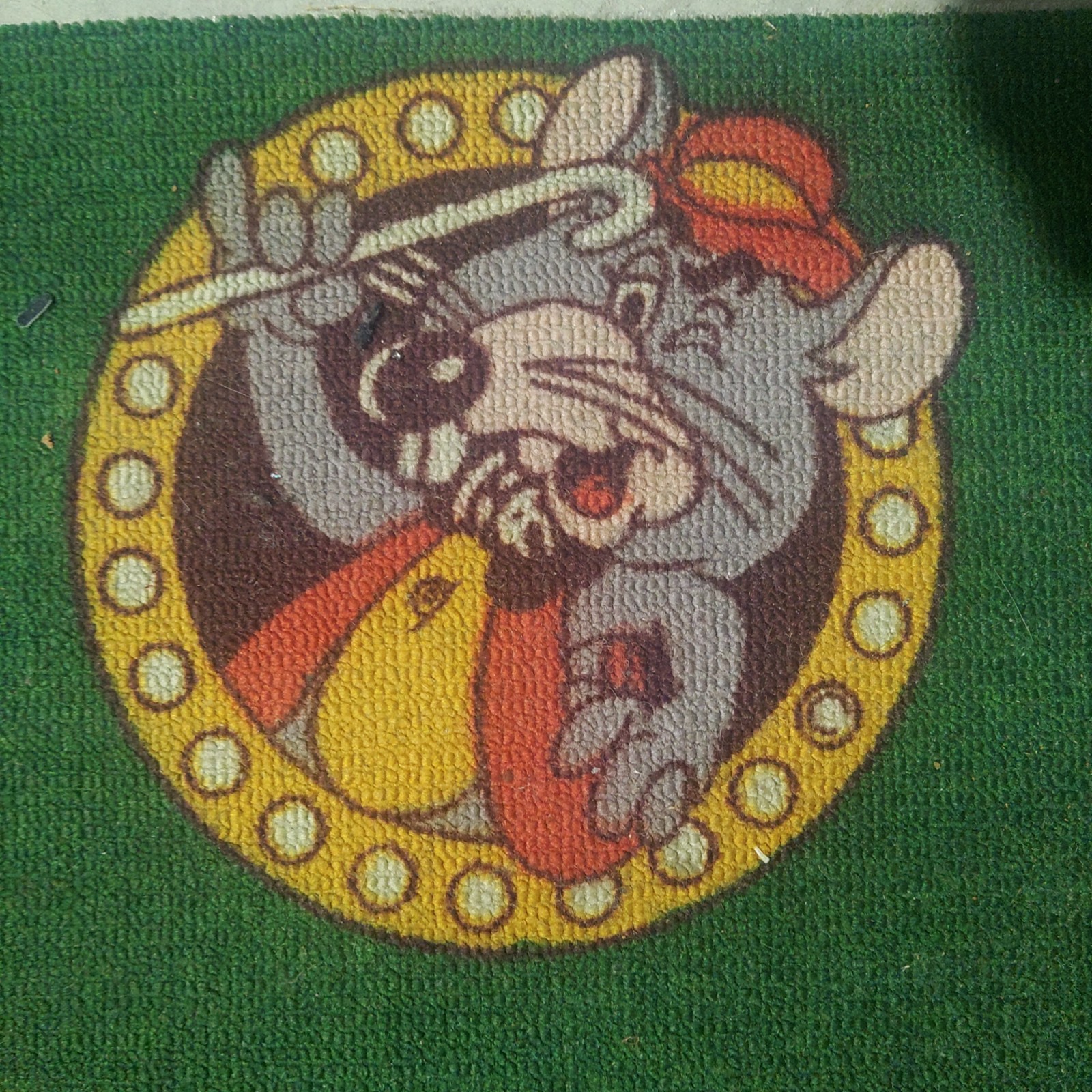vintage 1980's Chuck E cheese carpet 