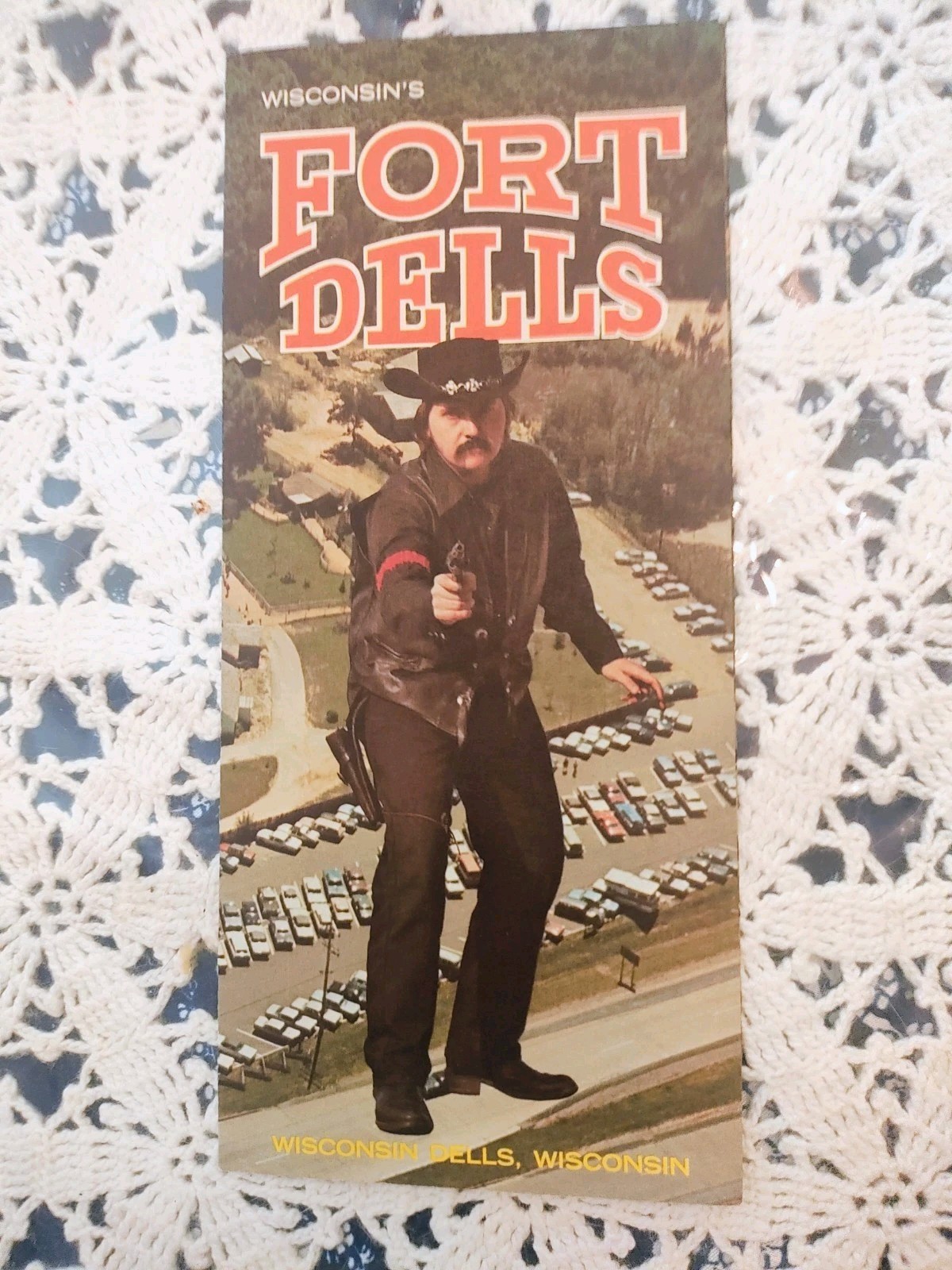 Vintage Amusement Park Brochure Fort Dells Wisconsin