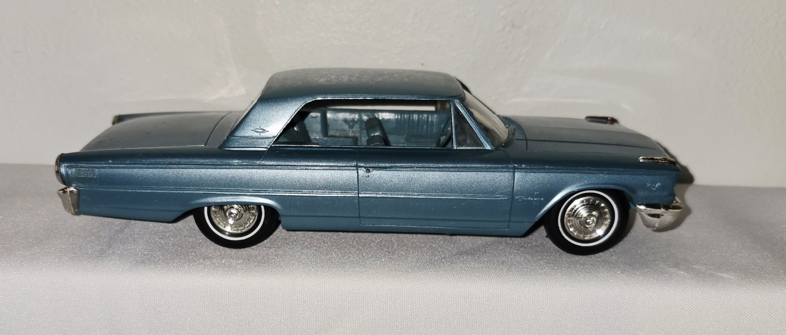 Vintage 1963 Ford Galaxie Metallic Turquoise Blue Car Dealership Promo Car 