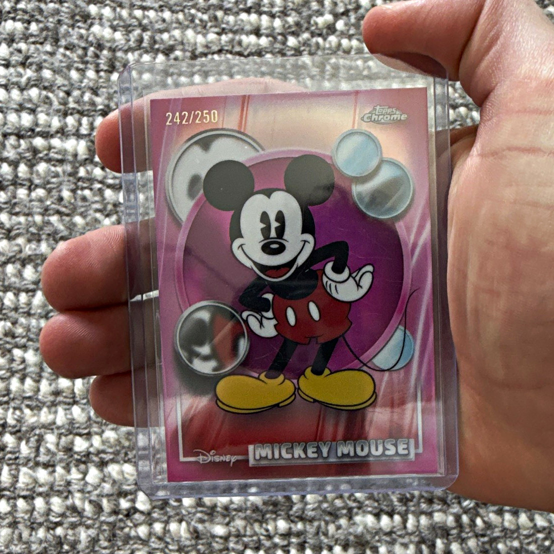 Topps 2023 Topps Chrome Disney 100 Mickey Mouse #50 Serial Numbered /250