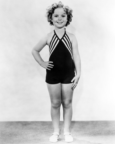 SHIRLEY TEMPLE STRIPED SWIMSUIT CUTE STUDIO PORTRAIT PRINTS AND POSTERS 197185 SHIRLEY TEMPLE STRIPED SWIMSUIT CUTE STUDIO PORTRAIT PRINTS AND POSTERS 197185