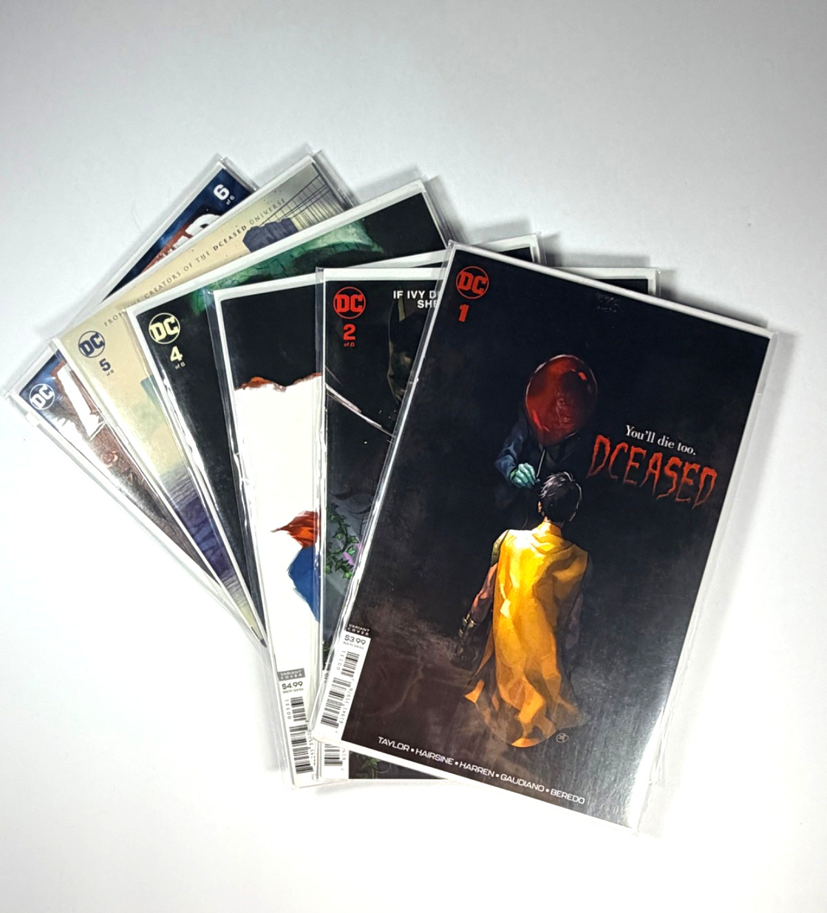 DCeased #1-6 Complete Set Lot Horror Variant Covers DC Comics 2019 Putri