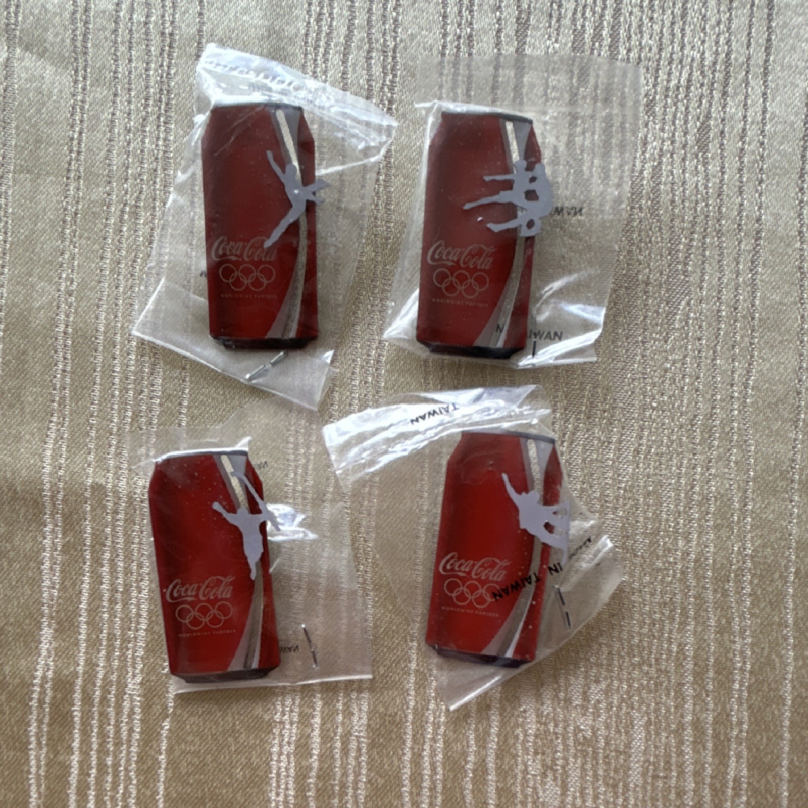 Vancouver 2010 Coca-Cola Olympic Pins Lot of 4 Winter Games Pins NEW