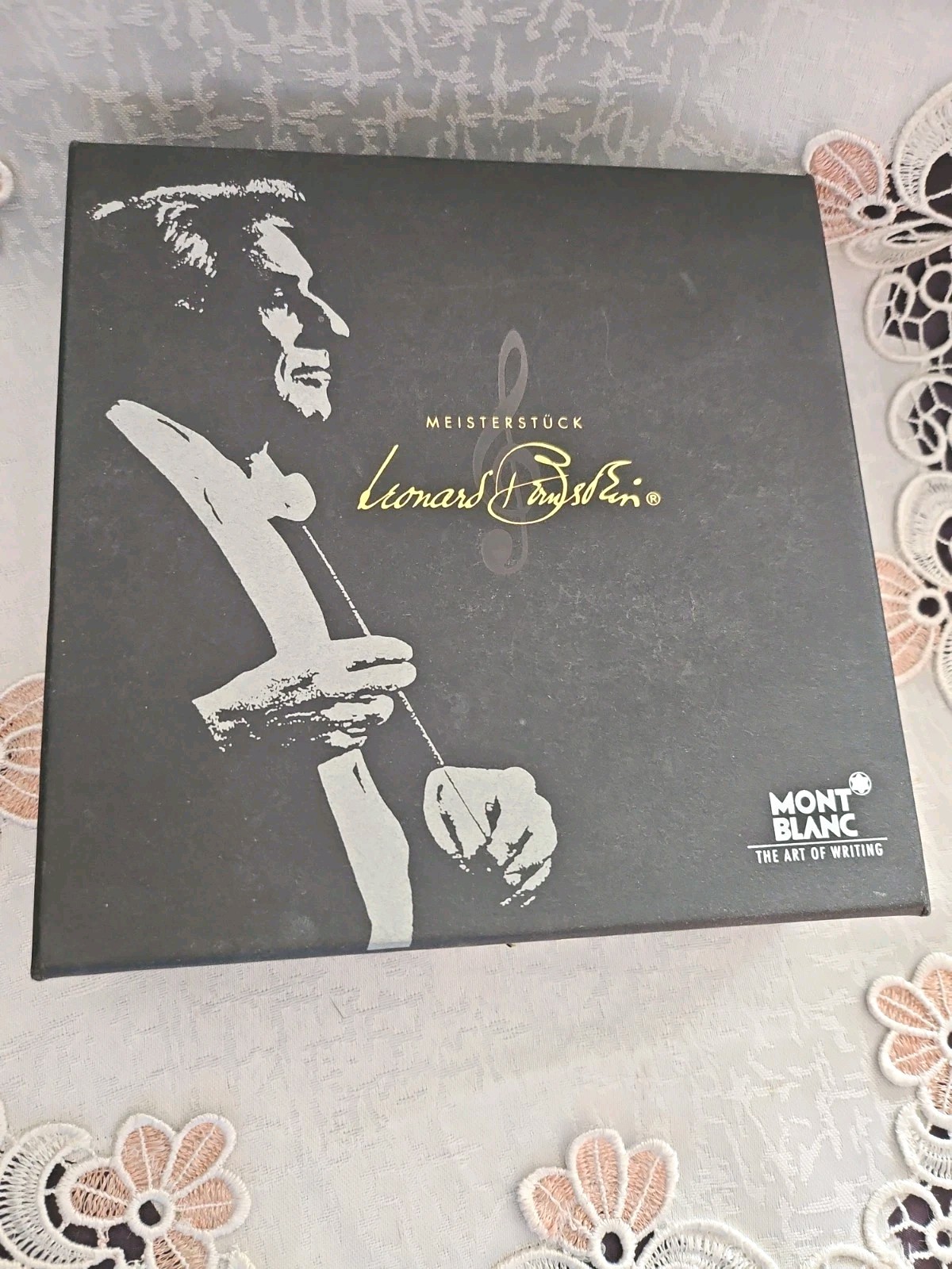 Original Montblanc Collectors Box - Leonard Bernstein 1996 Meisterstuck Original Box Empty... Original Montblanc Collectors Box - Leonard Bernstein 1996 Meisterstuck Original Box Empty...