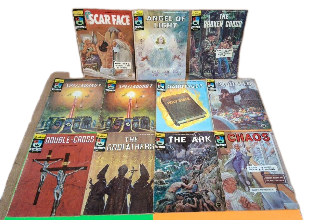 Lot Of 11 Vintage The Crusaders 1974-1982 Comic Books Vol. 2-3, 5, 7, 9-14