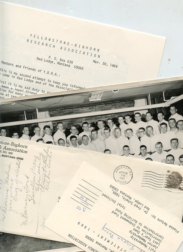 1969 Letter-RADEMAKER Family-8x10 Photo-Red Lodge Montana-Bighorn Research
