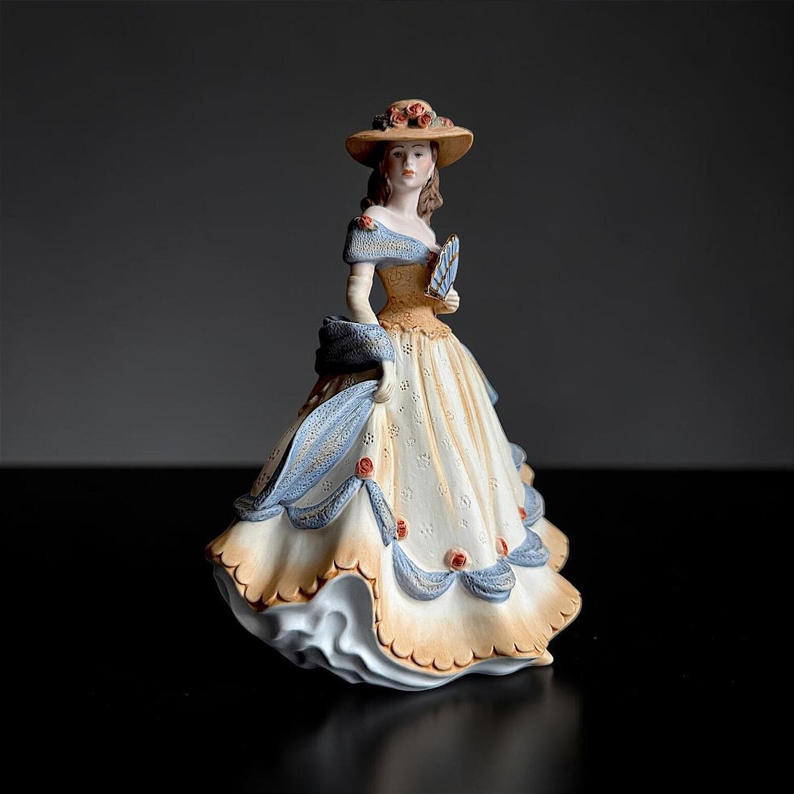 Rare Coalport Spanish Serenade Figurine Age of Elegance Lady 1993 - 8