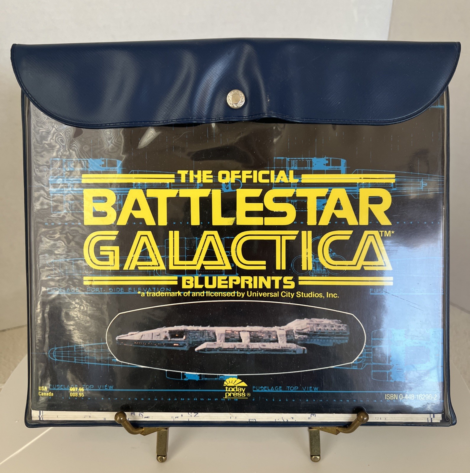 1978 OFFICIAL BATTLESTAR GALACTICA SHIP BLUEPRINTS 10 SET UNIVERSAL CITY STUDIOS
