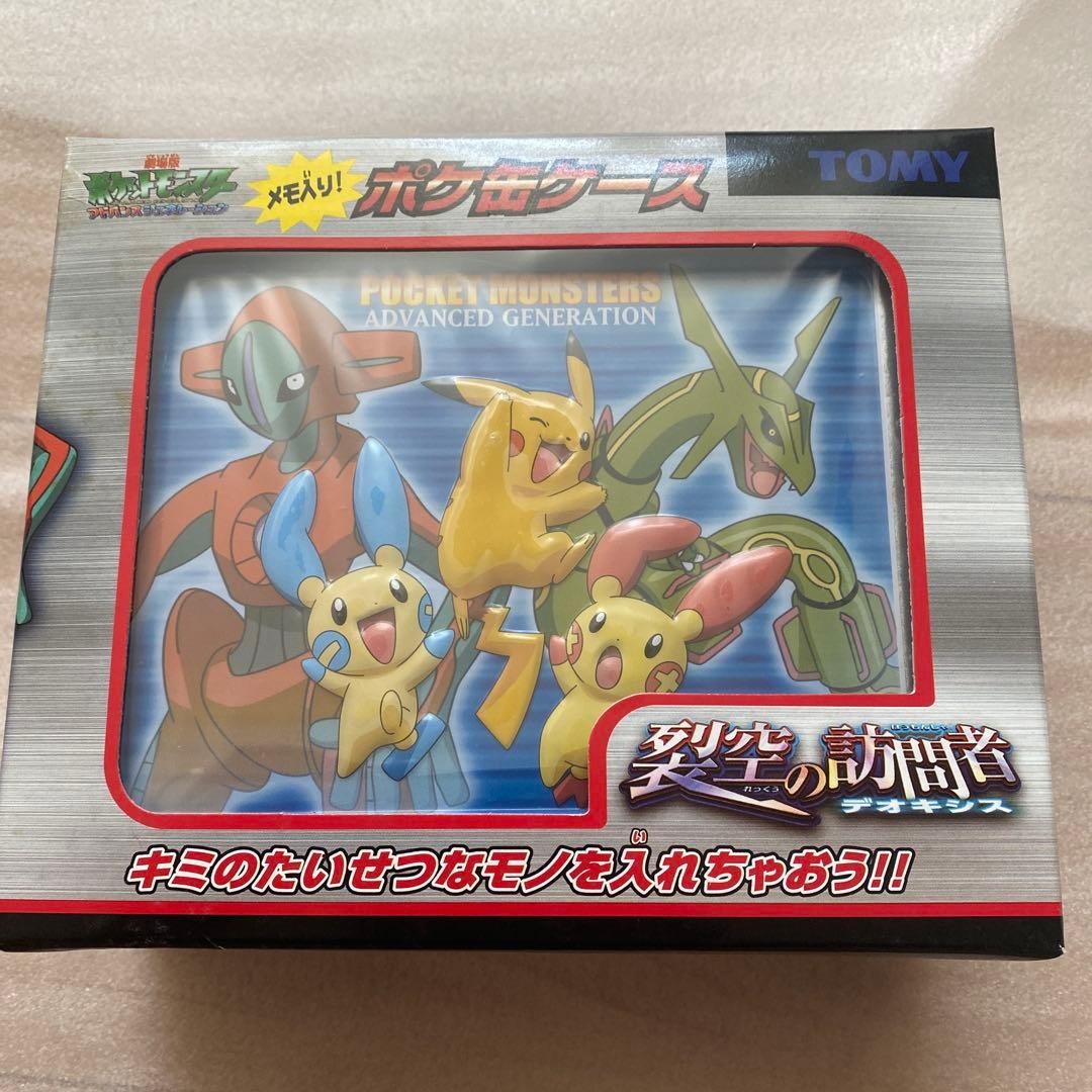 Pokemon: The Rise of Darkrai Deoxys Can Case Memo TOMY Vintage