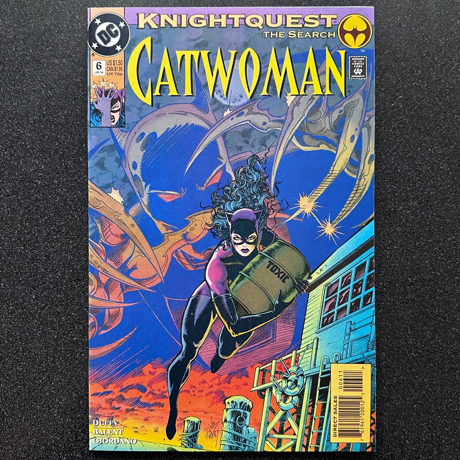 Catwoman #6 • Jan 1994 • KnightQuest • Azrael • Batman • Jean-Paul Valley • NM •
