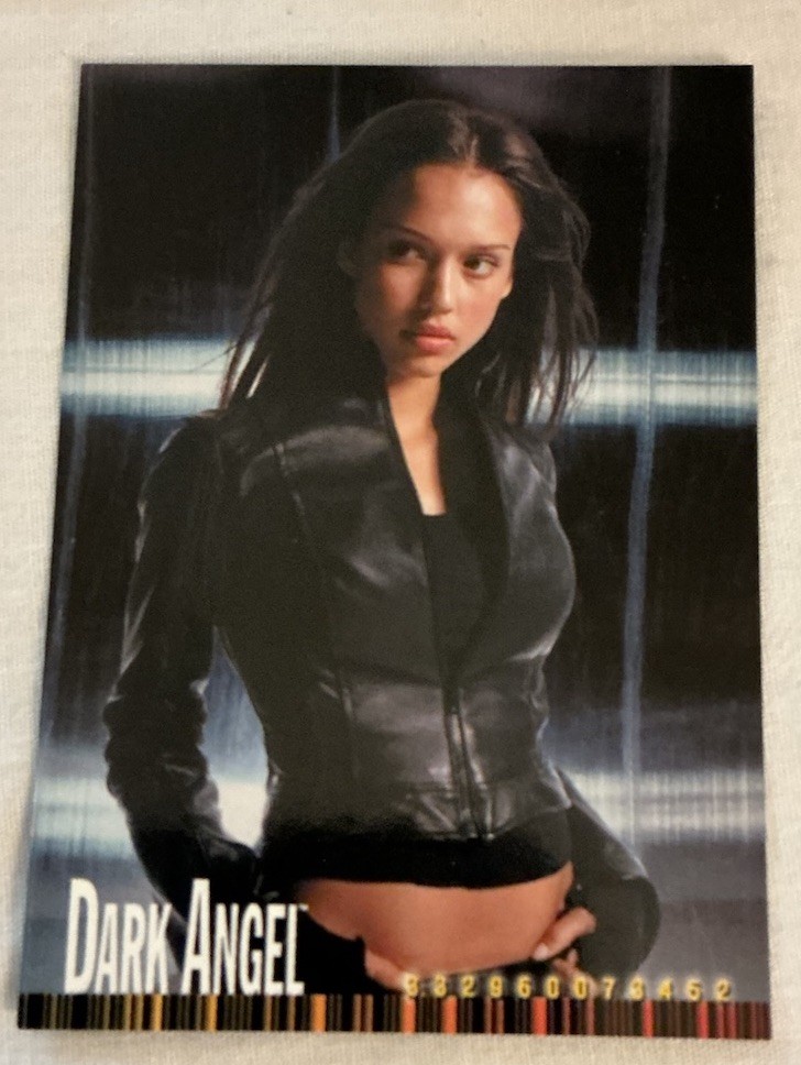 DARK ANGEL TOPPS 2001 PROMO Card P1; JESSICA ALBA DARK ANGEL TOPPS 2001 PROMO Card P1; JESSICA ALBA