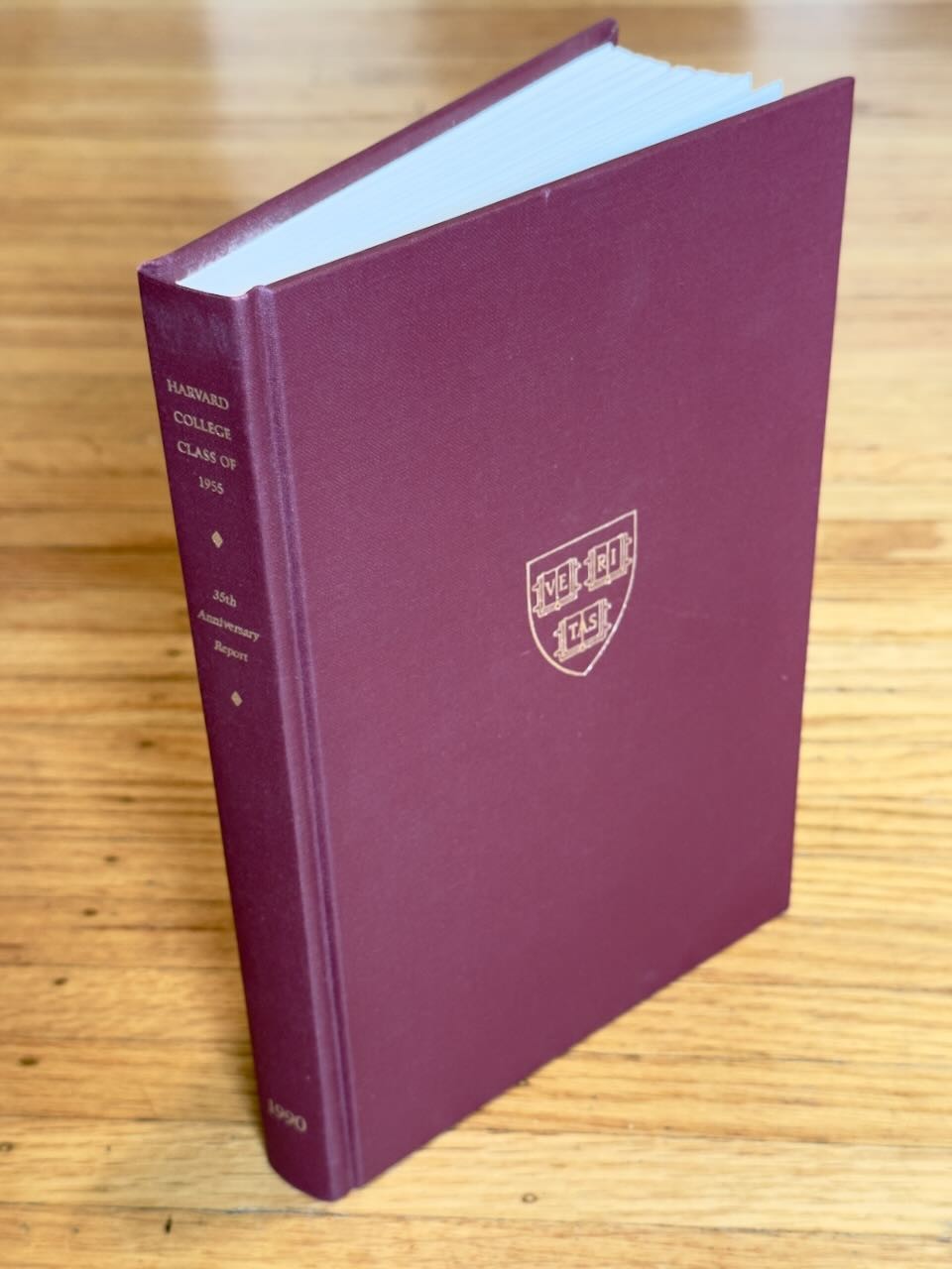 Harvard College Class of 1955 35th Anniversary Report Hardcover - 1990